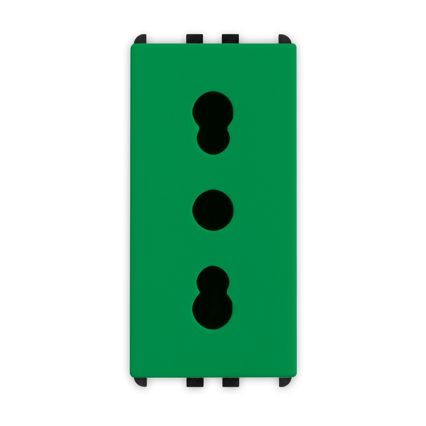 MASTER - PIXIA PRESA 2P+T 16A BIVALENTE VERDE