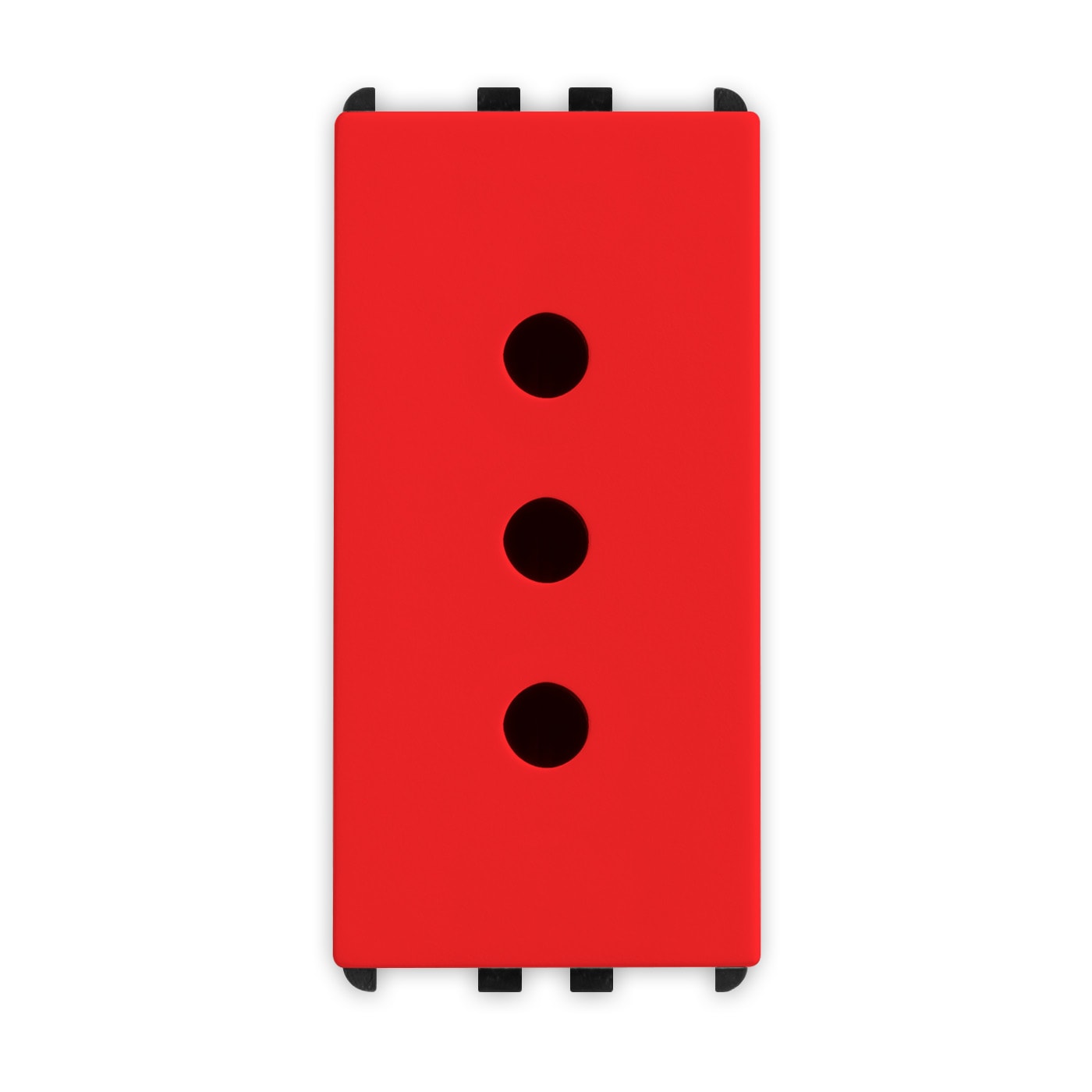 MASTER - PIXIA PRESA 2P+T 10A ROSSA