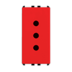 MASTER - PIXIA PRESA 2P+T 10A ROSSA