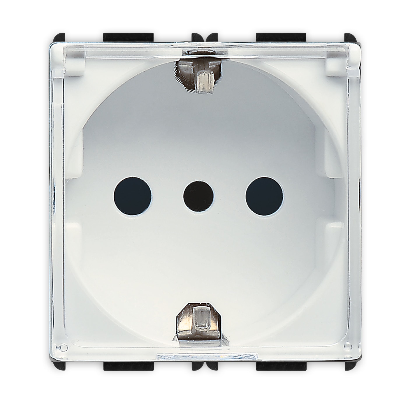 MASTER - PIXIA PRESA P30 2P+T C/PORTELLO WHITE