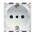 MASTER - PIXIA PRESA P30 2P+T C/PORTELLO WHITE