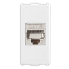 MASTER - PIXIA PRESA RJ45 CAT.6 SCHERMATA WHITE