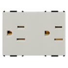 MASTER - PIXIA 2 PRESE 2P+T 15A AMERICANA SAND