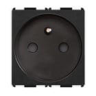 MASTER - PIXIA PRESA 2P+T 16A ST.FRANCESE BLACK