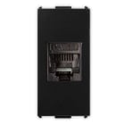 MASTER - PIXIA PRESA RJ45 CAT.5E NON SCHER. BLACK