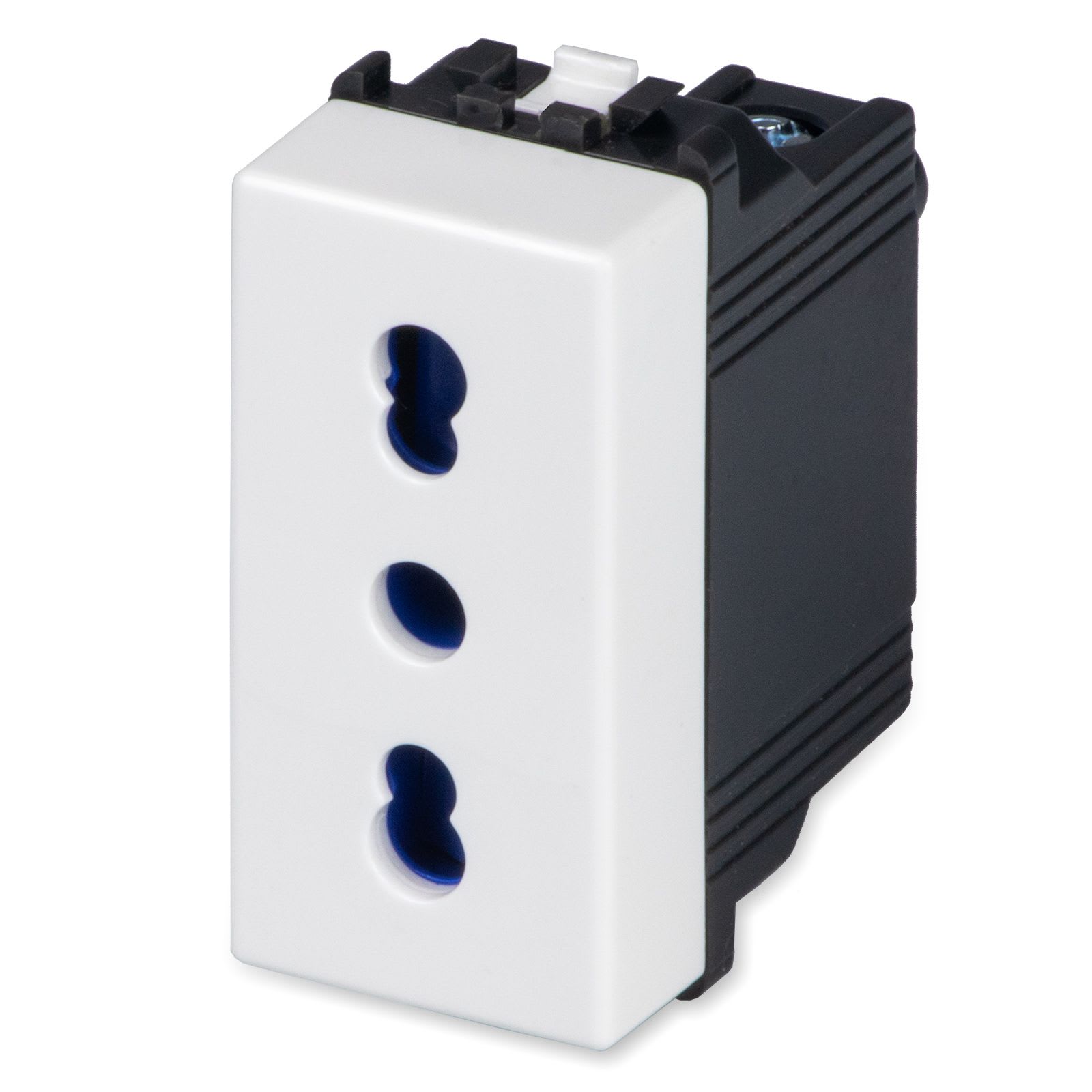 MASTER - PRESA 2P+T 16A BIVALENTE ANTIBACTERIAL