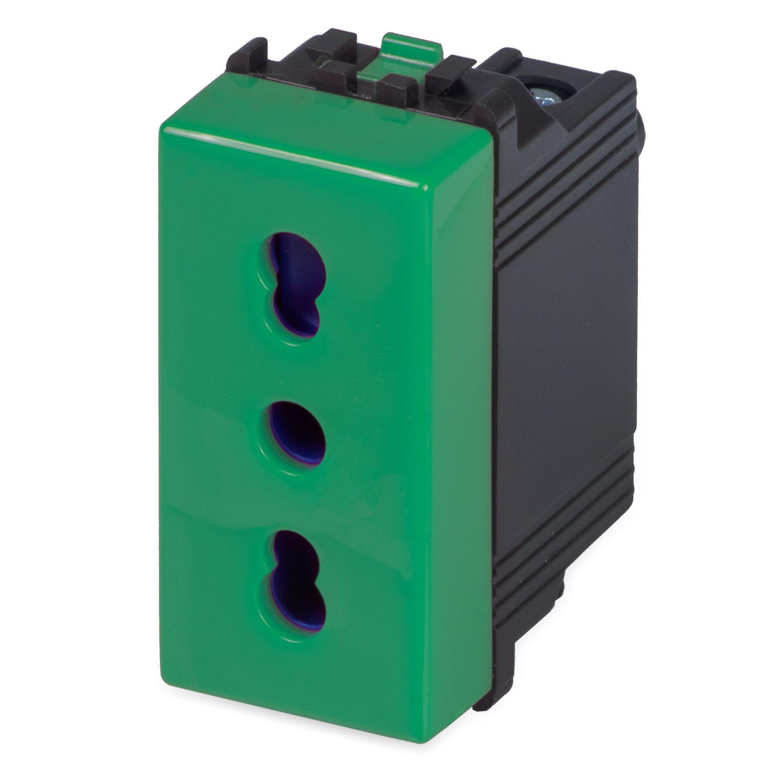 MASTER - MIX PRESA 2P+T 16A BIVALENTE VERDE