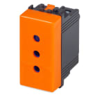 MASTER - MIX PRESA 2P+T 10A ARANCIONE