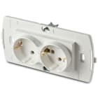 MASTER - MIX DOPPIA SCHUKO 16A 2P+T (LATERALE)