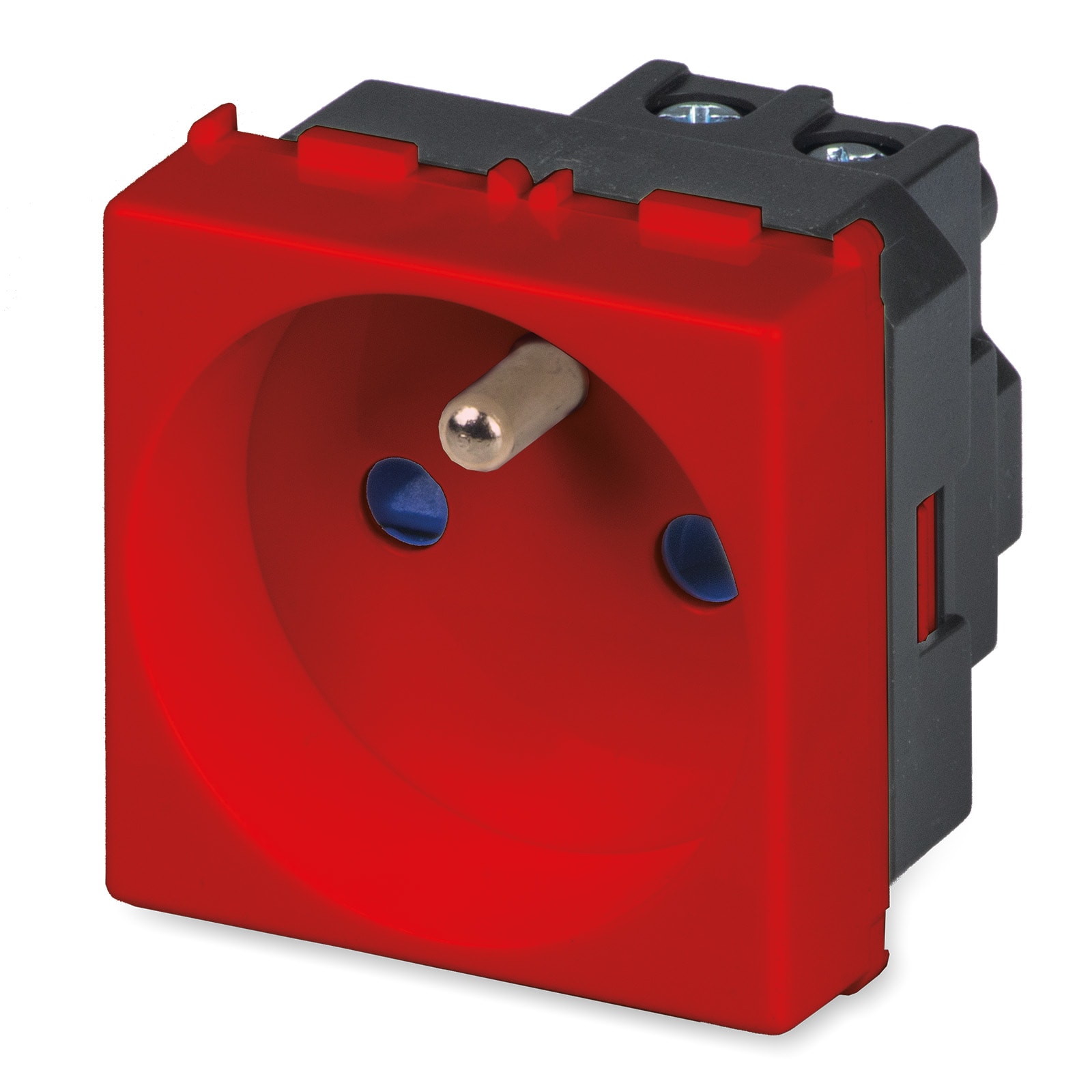 MASTER - MIX PRESA 2P+T 16A ST.FRANCESE ROSSA