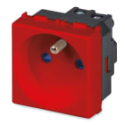 MASTER - MIX PRESA 2P+T 16A ST.FRANCESE ROSSA