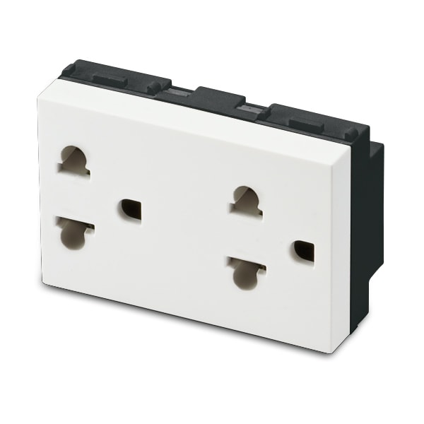 MASTER - PR. 2P+T 16A 250V EUROAM. DOPPIA ANTIBAC