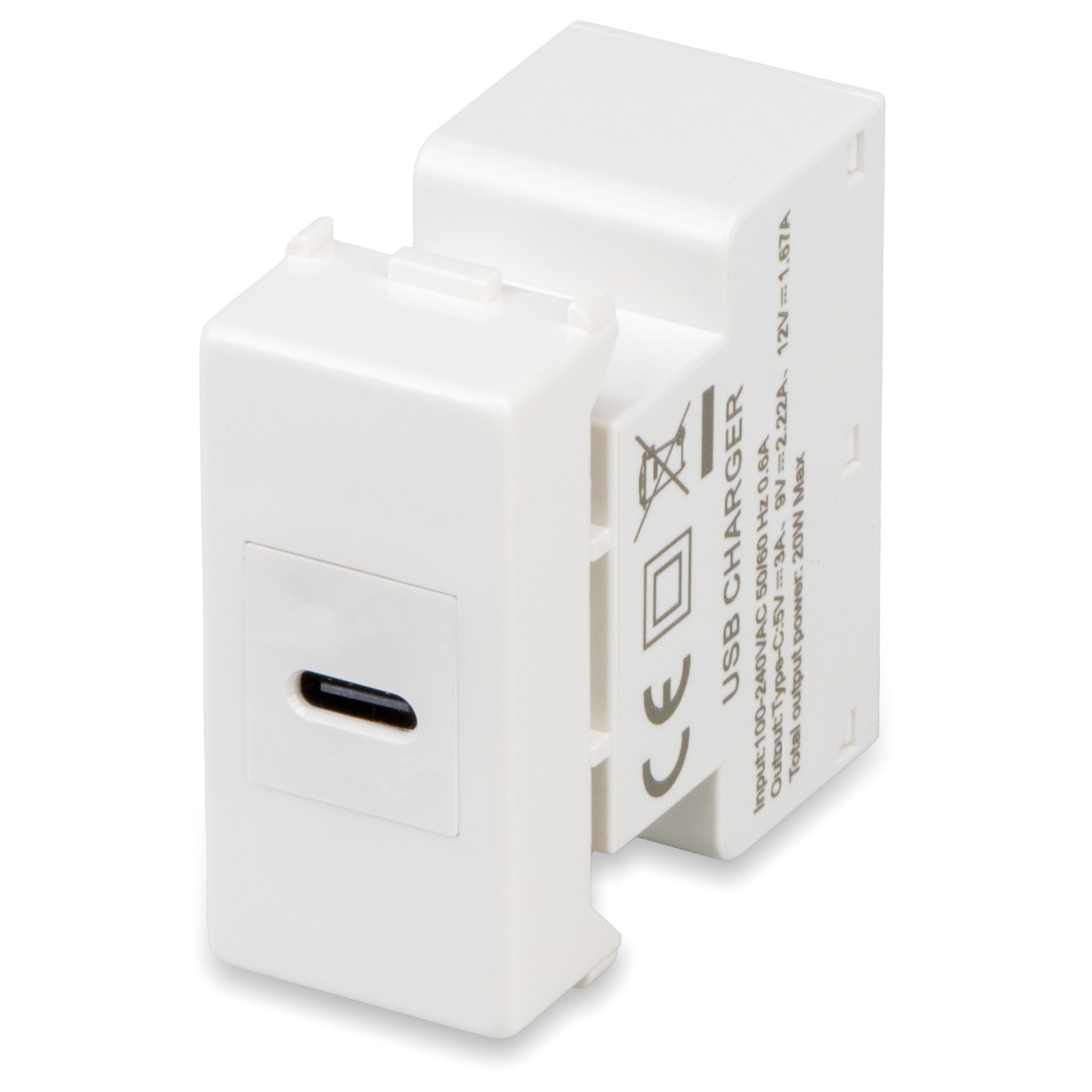 MASTER - MIX ALIM.USB C 100/240VAC MAX20W