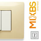 MASTER - MIXBS PLACCA 2 P. ST.ING. BIANCO PARIGI