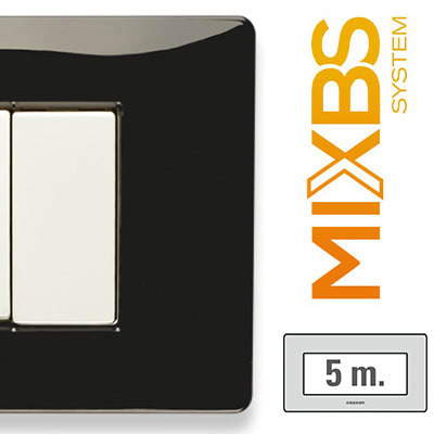 MASTER - MIXBS PLACCA 5 P. ST.ING BLACK PANTER