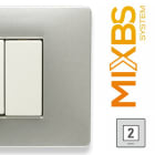 MASTER - MIXBS PLACCA 2 P. ST.ING ALUMINIUM