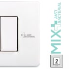 MASTER - PLACCA 2 POSTI PURE WHITE ANTIBACTERIAL