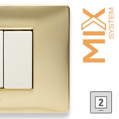 MASTER - MIX PLACCA 2 POSTI STRETTA ORO KARAT