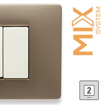 MASTER - MIX PLACCA 2 POSTI STRETTA VULCANO