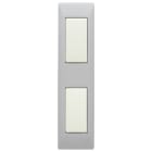 MASTER - MIX PLACCA 1+1 POSTI BIANCO ASPEN