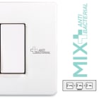 MASTER - PLACCA 2+2+2 P. PURE WHITE ANTIBACTERIAL