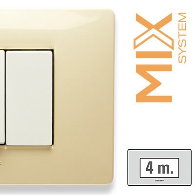 MASTER - MIX PLACCA 4 POSTI BIANCO PARIGI