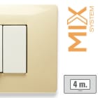 MASTER - MIX PLACCA 4 POSTI BIANCO PARIGI