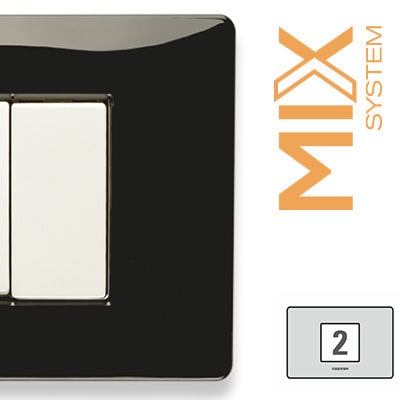 MASTER - MIX PLACCA 2 P. CENTRALI NERO PANTHER