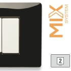 MASTER - MIX PLACCA 2 P. CENTRALI NERO PANTHER