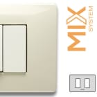 MASTER - MIX PLACCA 2 POSTI BIANCO SAFARI