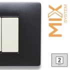 MASTER - MIX PLACCA 2 POSTI ANTHRACITE GREY