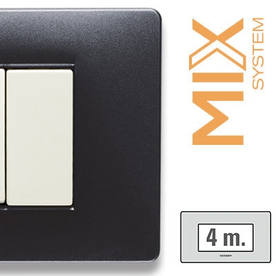 MASTER - MIX PLACCA 4 POSTI ANTHRACITE GREY
