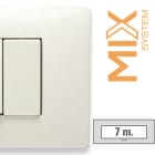 MASTER - MIX PLACCA 7 POSTI BIANCO MATT