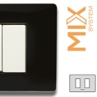 MASTER - MIX PLACCA 2 POSTI NERO MATT