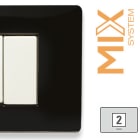 MASTER - MIX PLACCA 2P. CENTRAL 3M. NERO MATT
