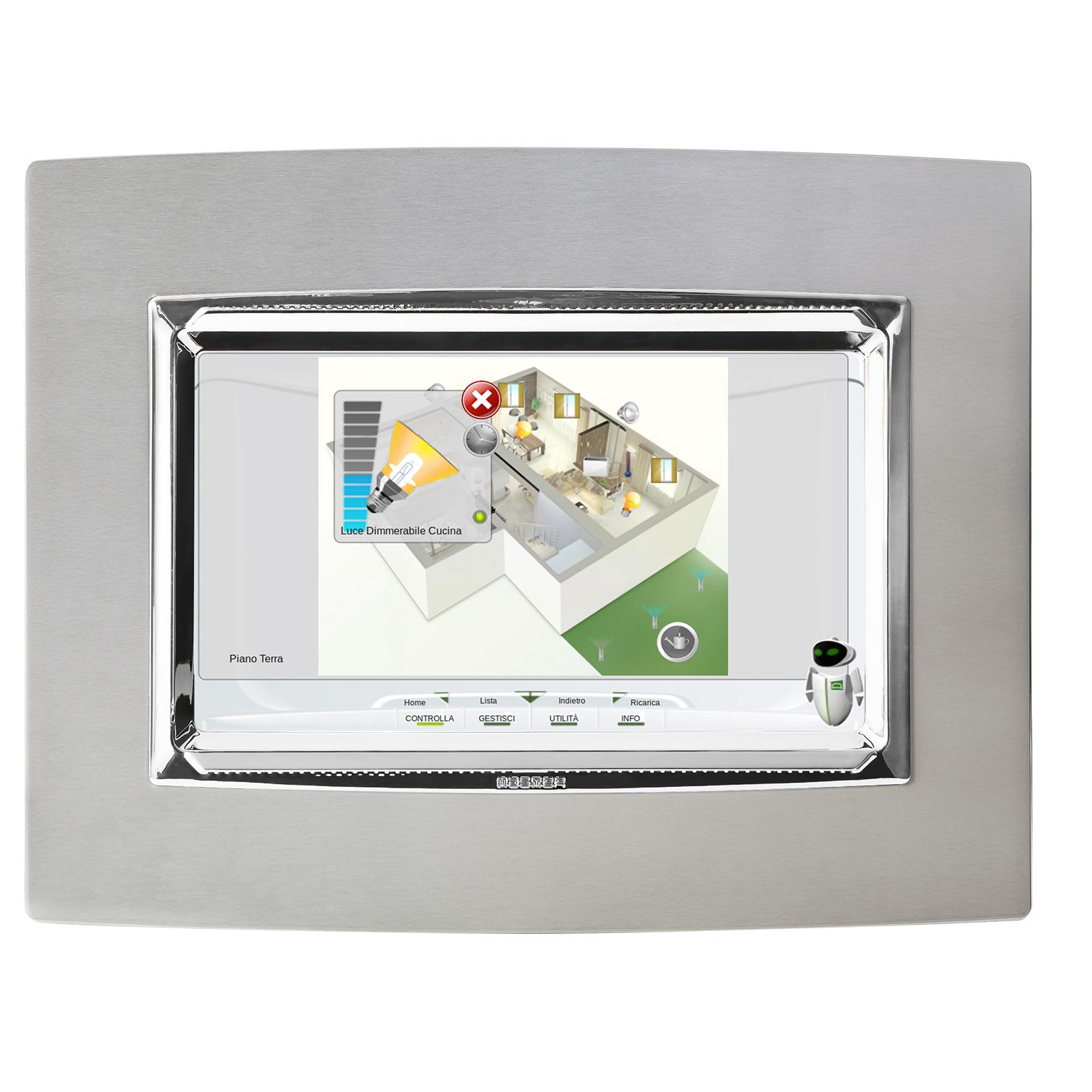 MASTER - PLACCA ALLUMINIO TOUCH SCREEN TOSCA 2