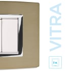 MASTER - PLACCA OTTONE SPAZZOLATO 2P. VITRA