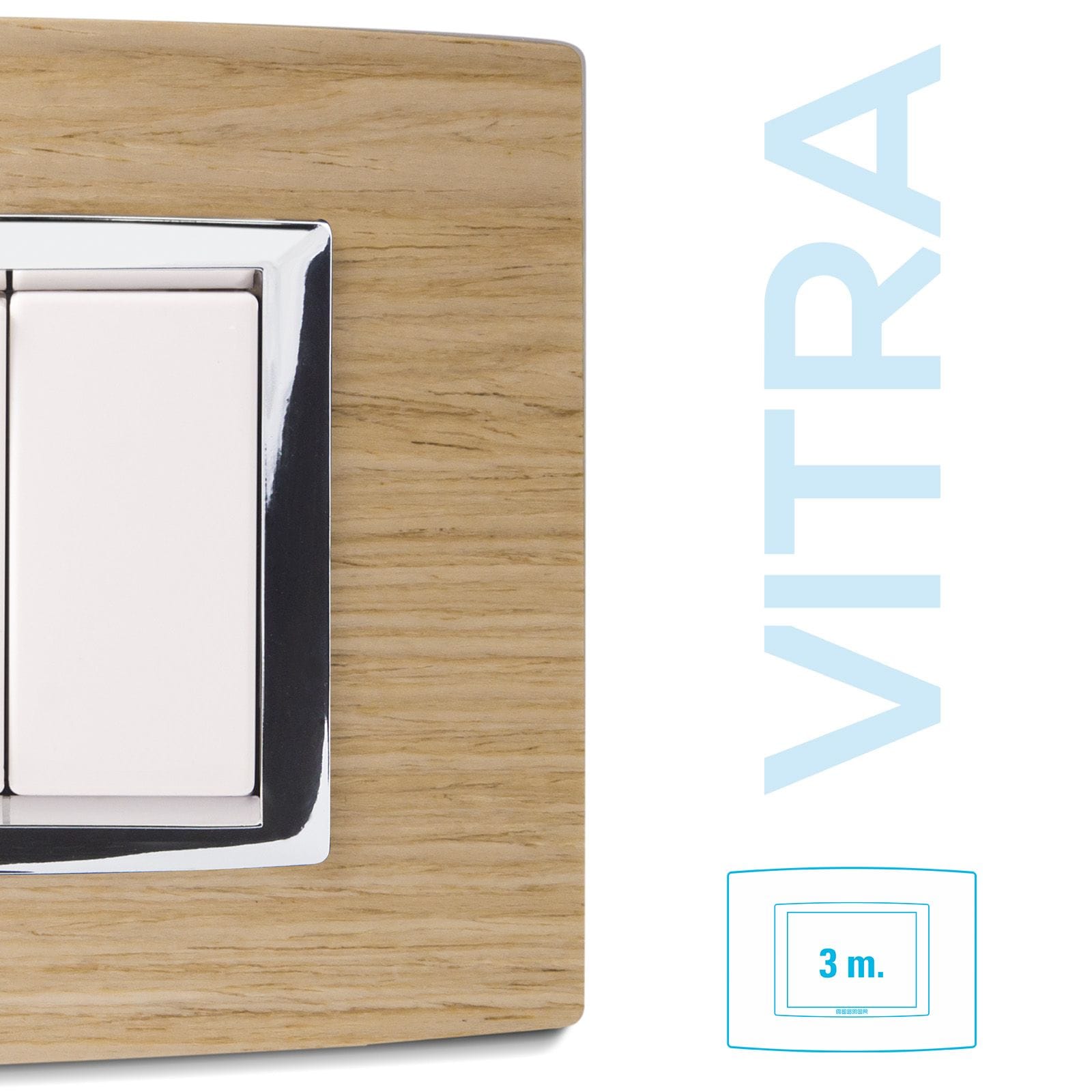 MASTER - PLACCA LEGNO ROVERE SBIANCATO 3P.