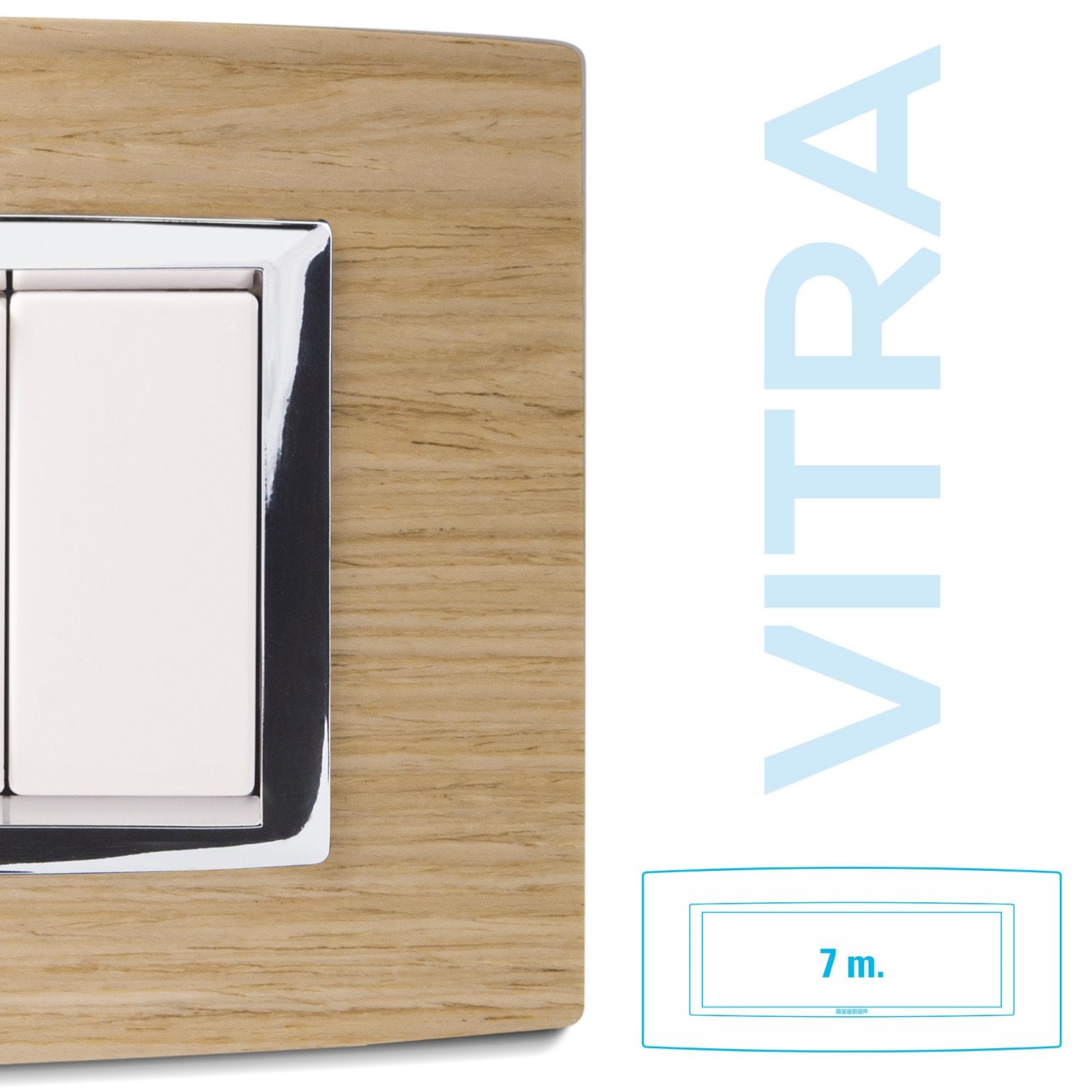 MASTER - PLACCA LEGNO ROVERE SBIANCATO 7P.