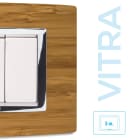 MASTER - PLACCA VITRA LEGNO BAMBU' 3 POSTI