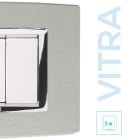 MASTER - PLACCA ALLUMINIO NATURALE 2P. VITRA
