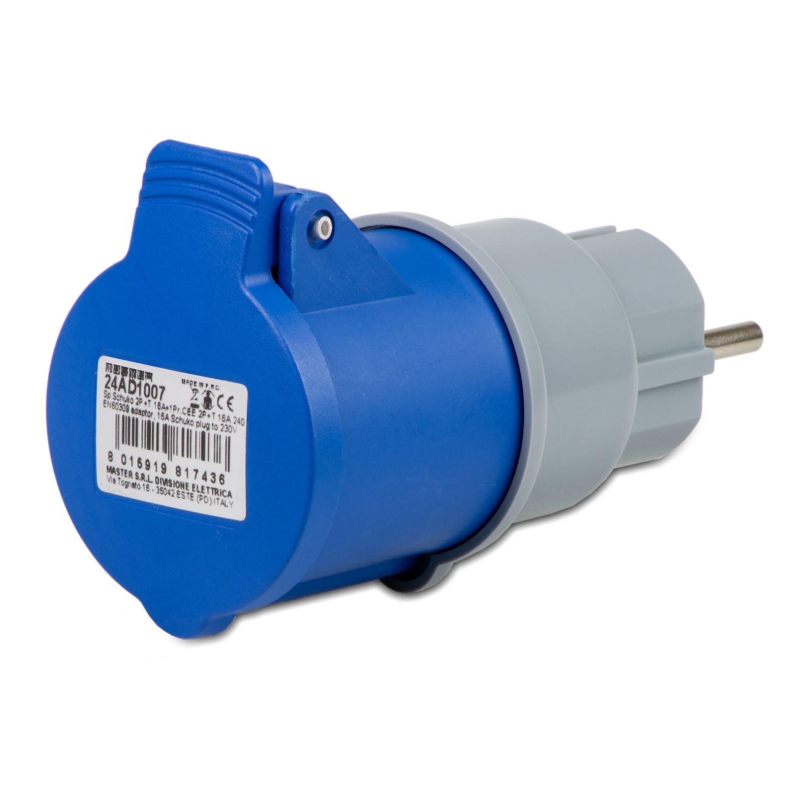 MASTER - SP.SCHUKO 2P+T 16A+1PR.CEE 2P+T 16A 240V