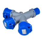 MASTER - MOLTIPL.3 USCITE 2P+T 16A 230V IP44