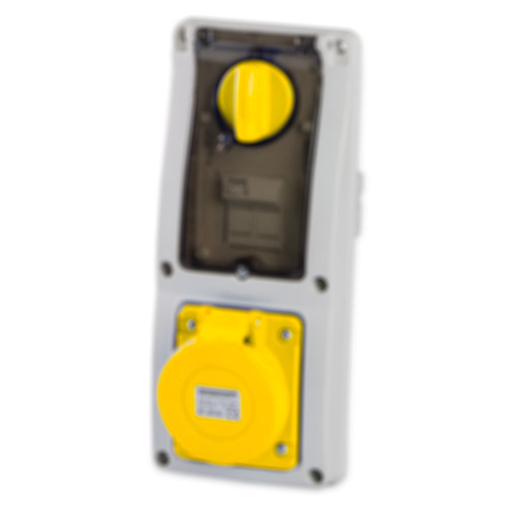 MASTER - PR.INT.3P+N+T 32A 110V 4H GIALLO IP44