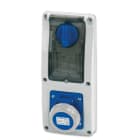 MASTER - PR.INT.2P+T 16A 230V 6H BLU IP67