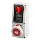 MASTER - PR.INT.3P+N+T 32A 380V 6HROSSA IP67 C/SC
