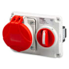 MASTER - PR.INT.OR.3P+N+T 32A 380V 6H ROSSA IP44