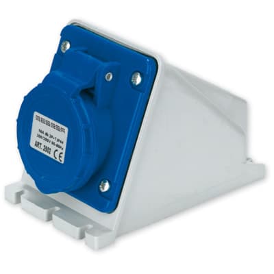 MASTER - PR.PARETE 2P+T 16A 240V 6H BLU IP44