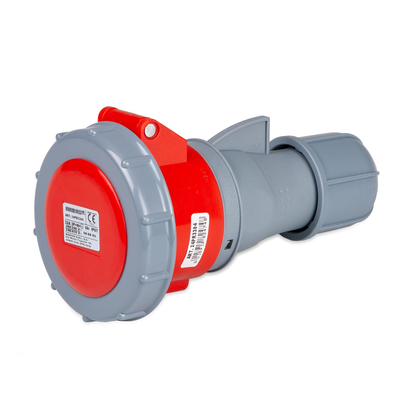 MASTER - PR.3P+N+T 32A 380V 6H ROSSA IP67