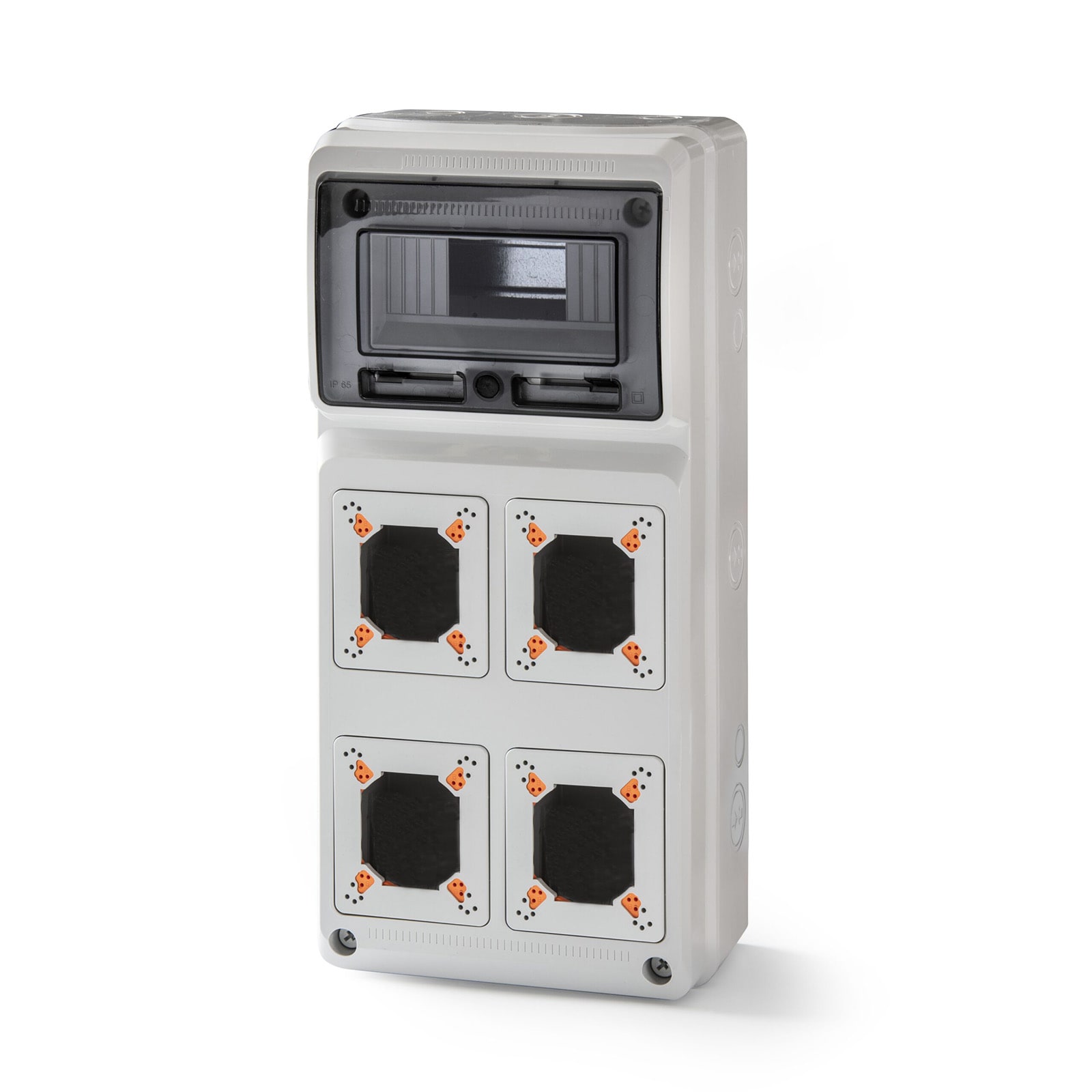 MASTER - SCAT.ESTERNA 4 PRESE INCASSO 8 MODULI